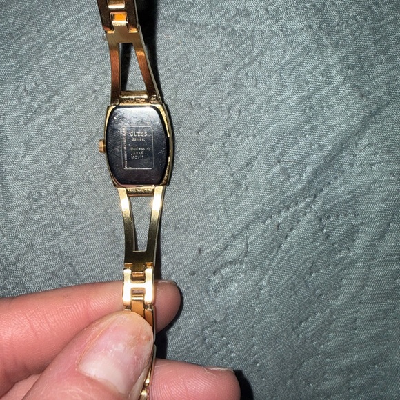 Guess Gold Women's Watch with White Dial and diamonds like accents - Picture 4 of 5